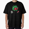 Bookworm Frog Cute Reading On A Log by RibbitRender - Adult & Kids T-Shirts, Sweatshirts & Hoodies apparel design preview 1