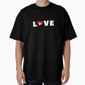 Love Football T-Shirt - Graphic Print Men Women - T-Shirt, Sweatshirt, Hoodie