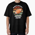 World S Okayest Football Player T-Shirt - Custom Art Print for Adults - T-Shirt, Sweatshirt, Hoodie
