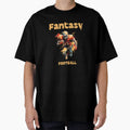 Fantasy Football Player Running Ball T-Shirt - Graphic Print Unisex - T-Shirt, Sweatshirt, Hoodie