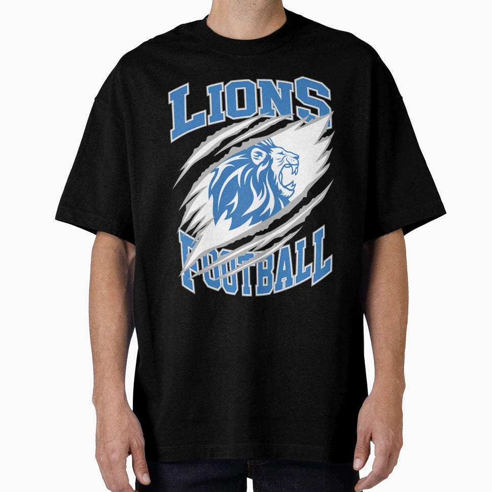 Art Detroit Lions T-Shirt - Novelty Apparel Men Women - T-Shirt, Sweatshirt, Hoodie