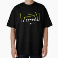 Ncaa Football Four Verticals Empty T-Shirt - Novelty Apparel for Adults - T-Shirt, Sweatshirt, Hoodie