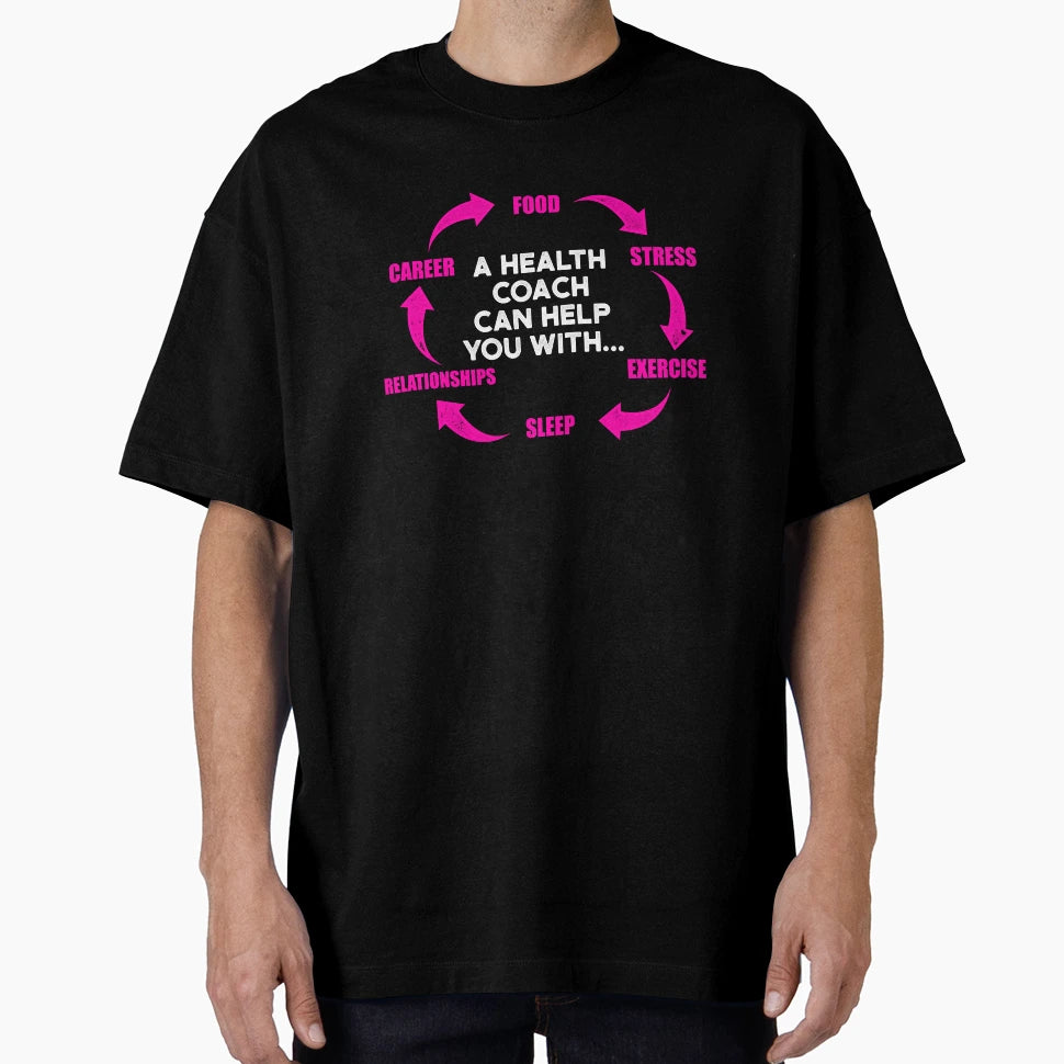 Health Coach Mentor Poud Wellness T-Shirt - Trendy Graphic Men Women - T-Shirt, Sweatshirt, Hoodie