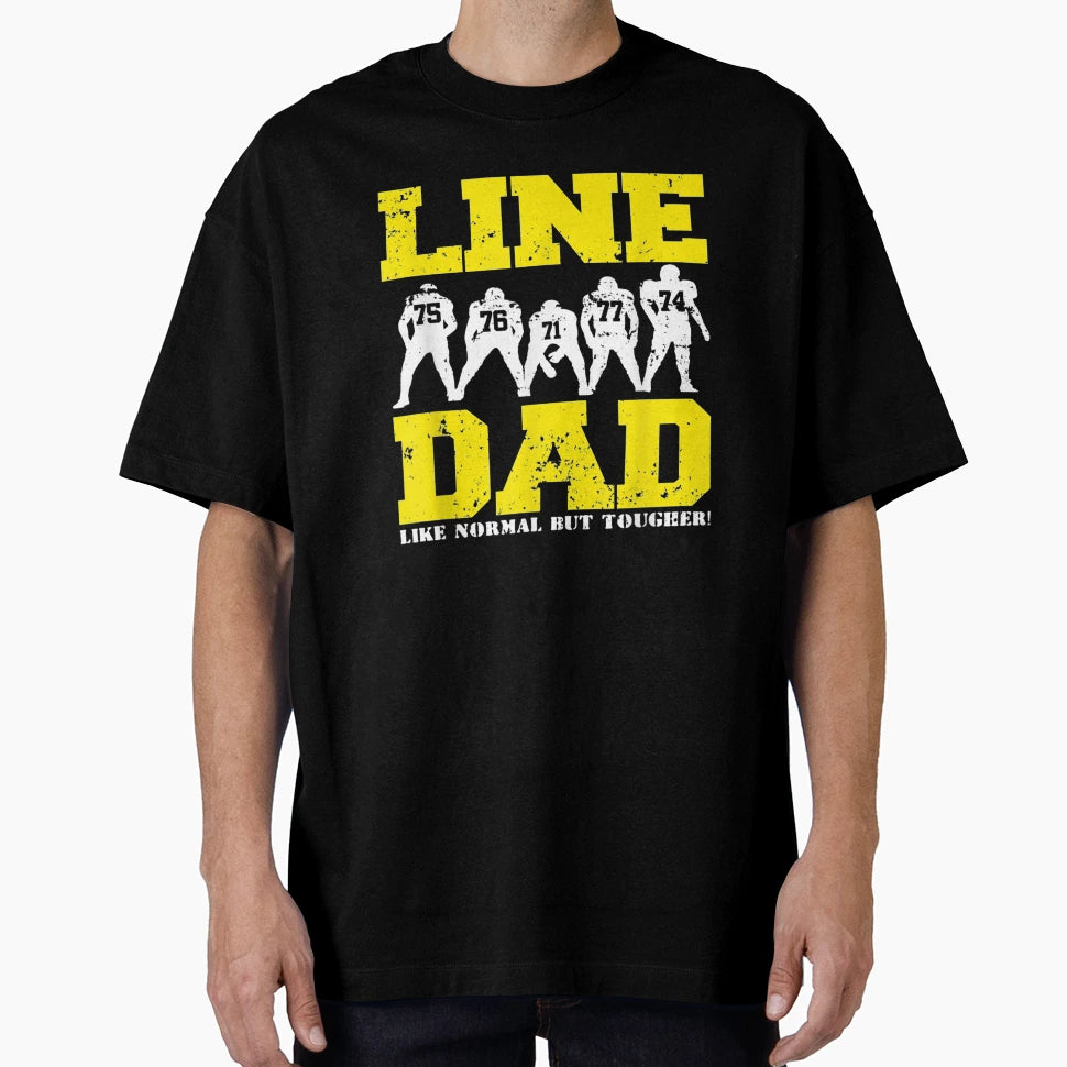 Offensive Lineman Line T-Shirt - Custom Art Print Unisex - T-Shirt, Sweatshirt, Hoodie