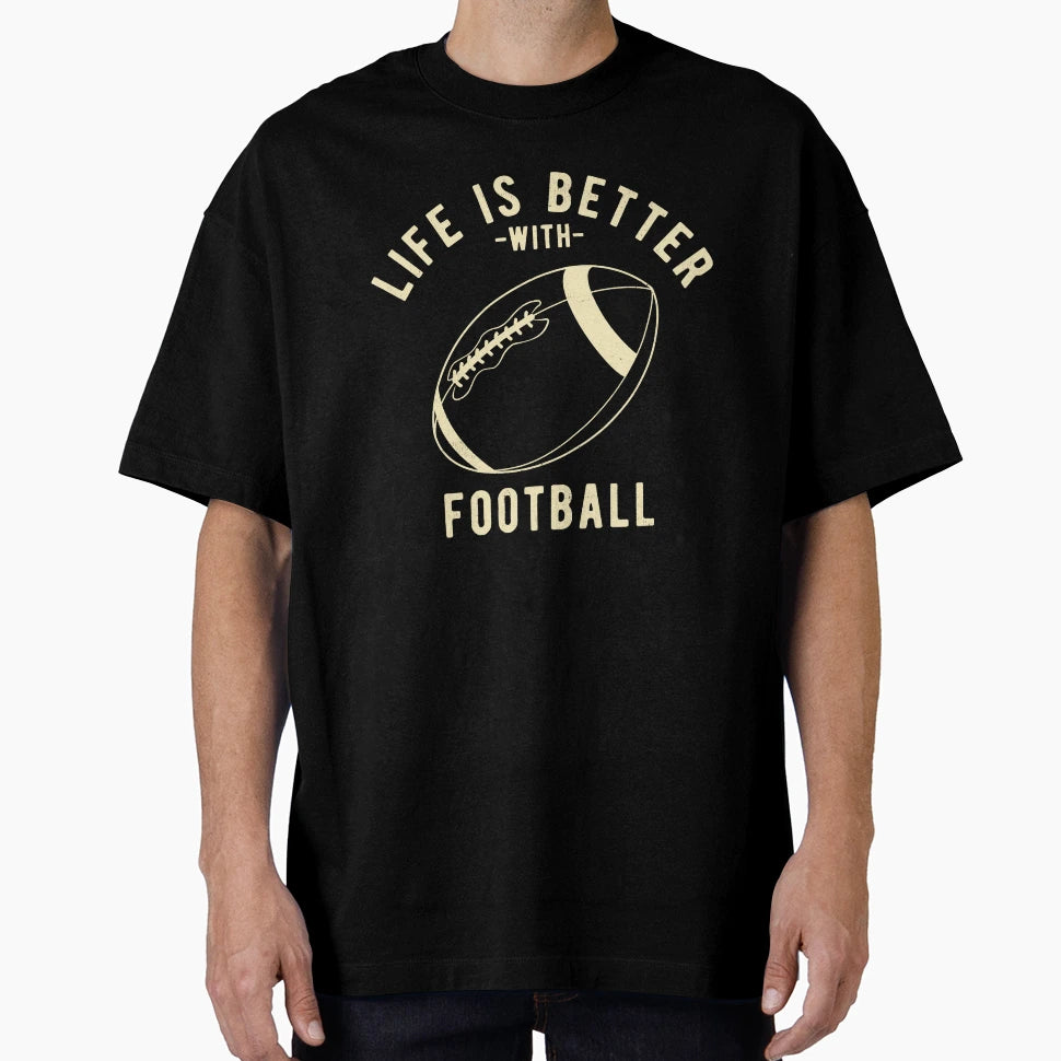 Funny Football Football Lovers T-Shirt - Aesthetic Graphic Unisex - T-Shirt, Sweatshirt, Hoodie