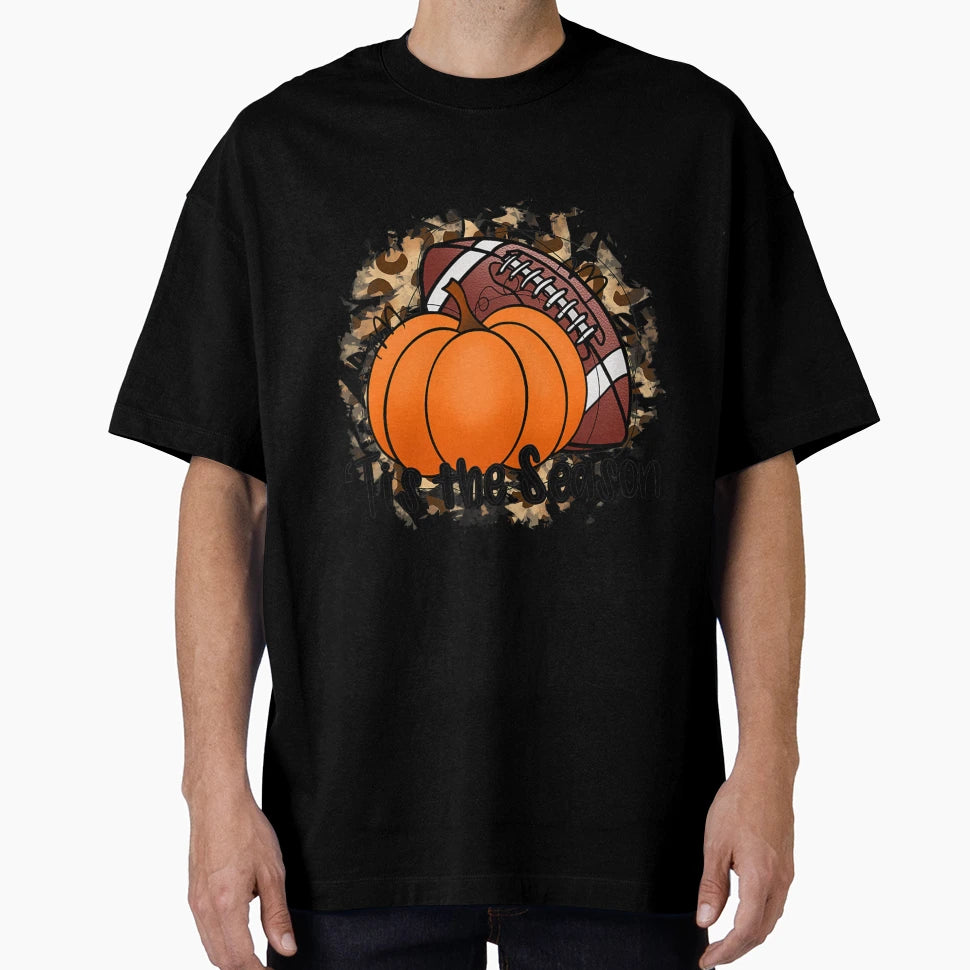 Tis Season Thanksgiving Football T-Shirt - Fun Novelty Design for Adults - T-Shirt, Sweatshirt, Hoodie
