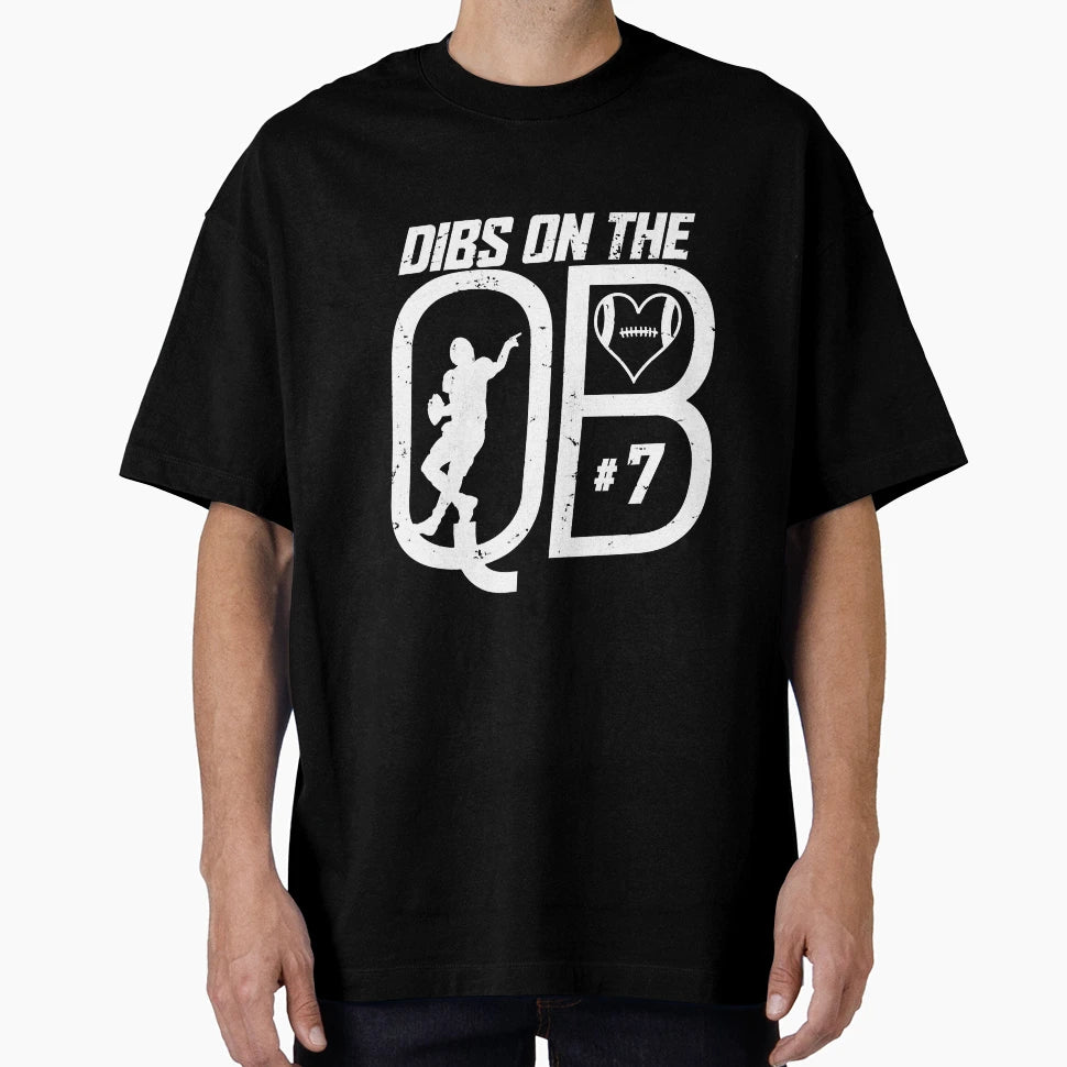 Dibs Football Quarterback Qb 7 T-Shirt - Novelty Apparel Men Women - T-Shirt, Sweatshirt, Hoodie