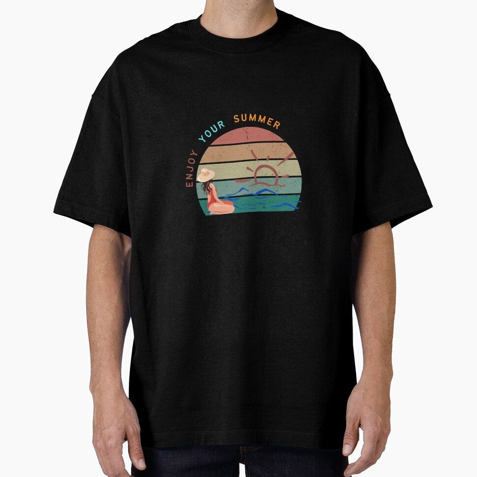 The girl and sun by dynamique2023 - Adult & Kids T-Shirts, Sweatshirts & Hoodies apparel design preview 1