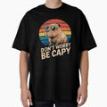 Dont Worry Be Capy For Kids Men Funny Capybara Boys 7 - Adult & Kids T-Shirts, Sweatshirts & Hoodies apparel design preview 1