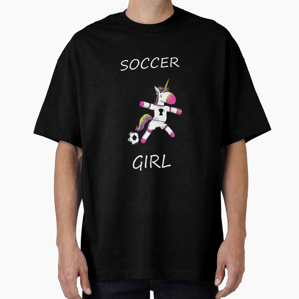 Soccer Unicorn T-Shirt - Casual Everyday Wear Men Women - T-Shirt, Sweatshirt, Hoodie