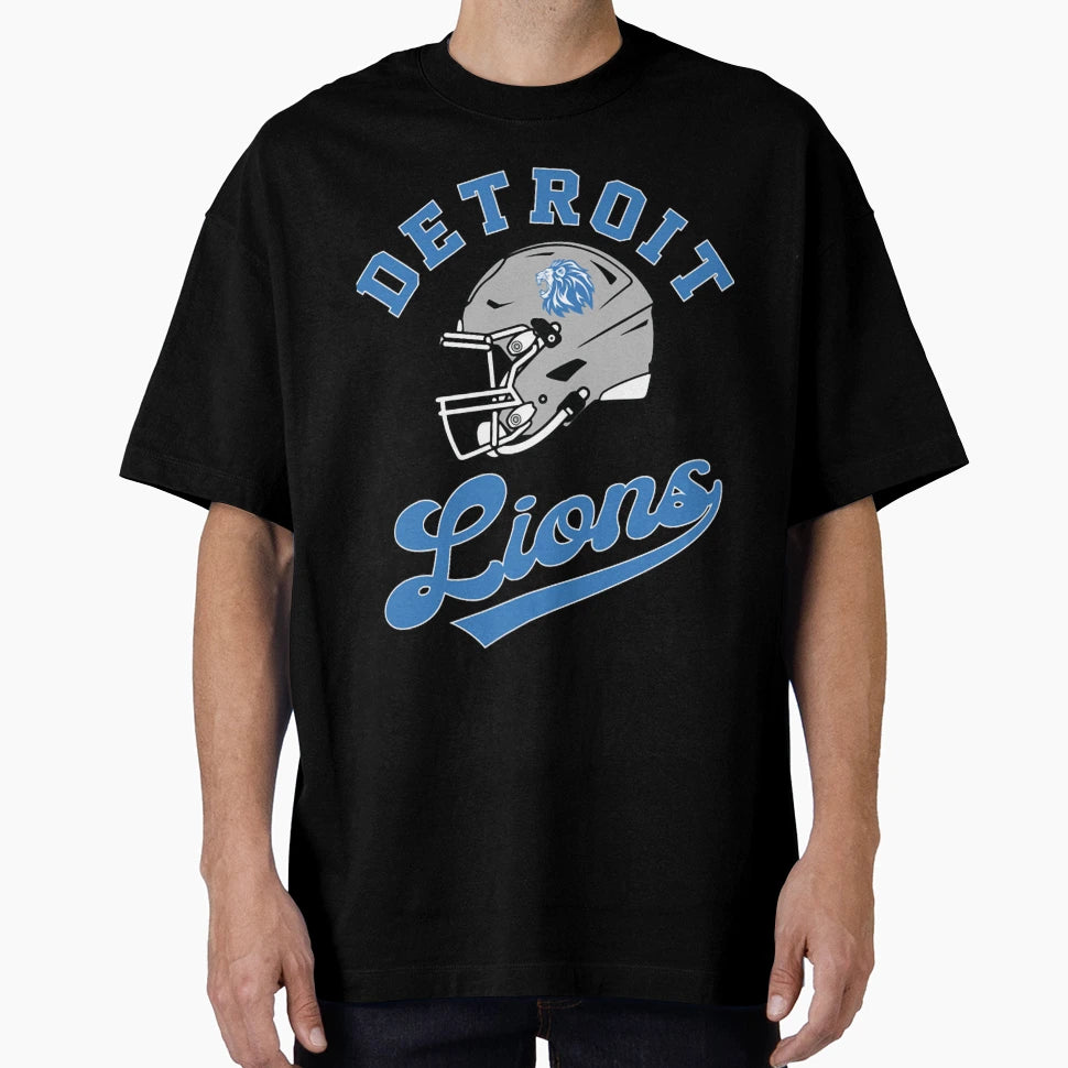 Art Detroit Lions T-Shirt - Fun Novelty Design for Adults - T-Shirt, Sweatshirt, Hoodie