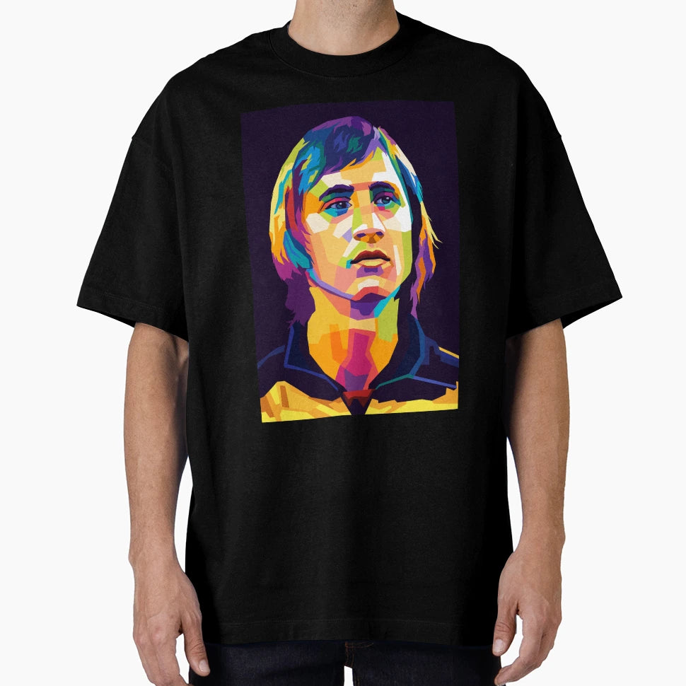 Johan Cruyff Football Legend T-Shirt - Custom Art Print Men Women - T-Shirt, Sweatshirt, Hoodie