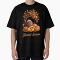 Harvest Season Football Player Rugby T-Shirt - Aesthetic Graphic Men Women - T-Shirt, Sweatshirt, Hoodie