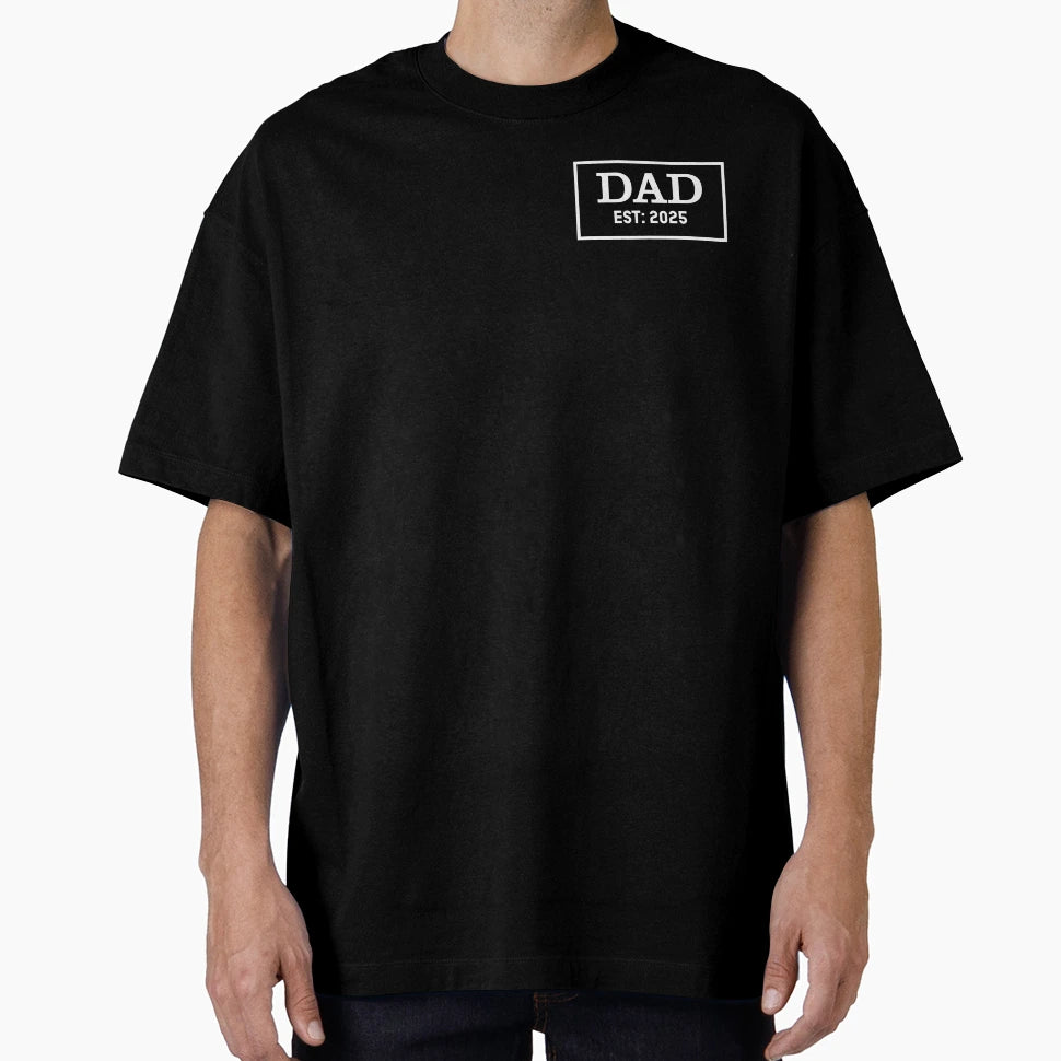New Dad 2025 Funny Fathers Day Funny T-Shirt - Graphic Print for Adults - T-Shirt, Sweatshirt, Hoodie