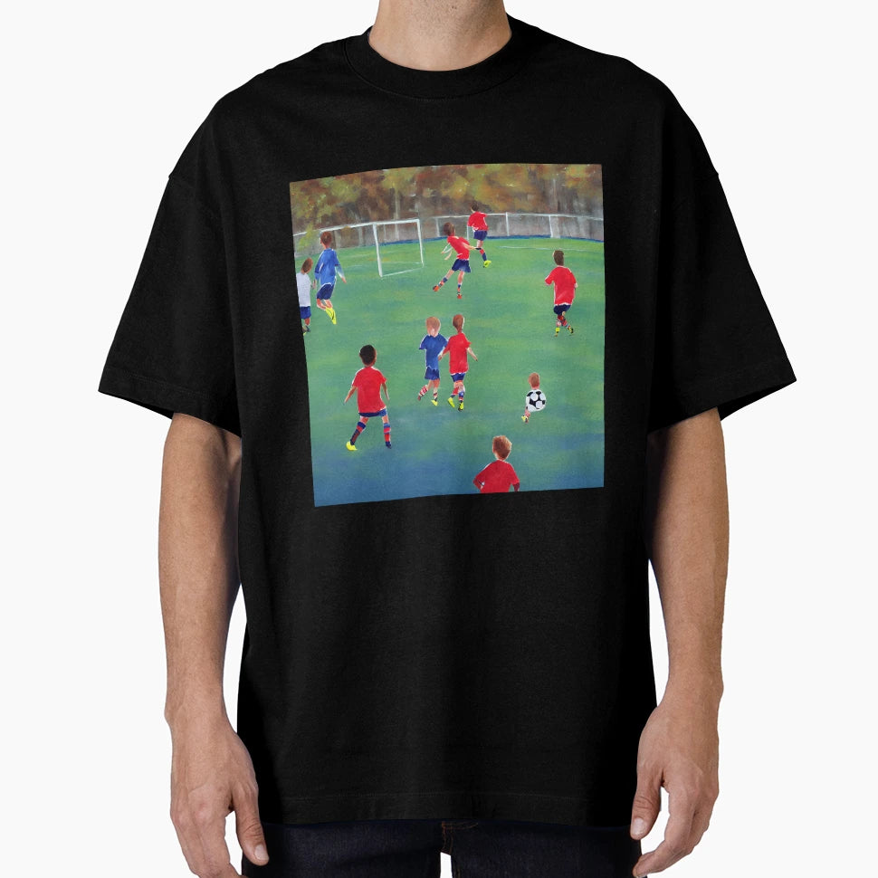 Wrexham Afc Gametime Painting T-Shirt - Casual Everyday Wear Unisex - T-Shirt, Sweatshirt, Hoodie