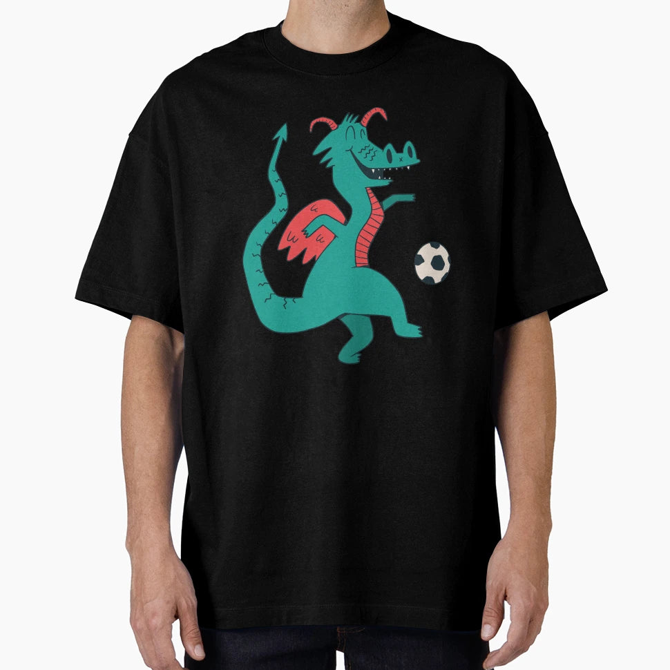Soccer Dragon Sport T-Shirt - Trendy Graphic for Adults - T-Shirt, Sweatshirt, Hoodie