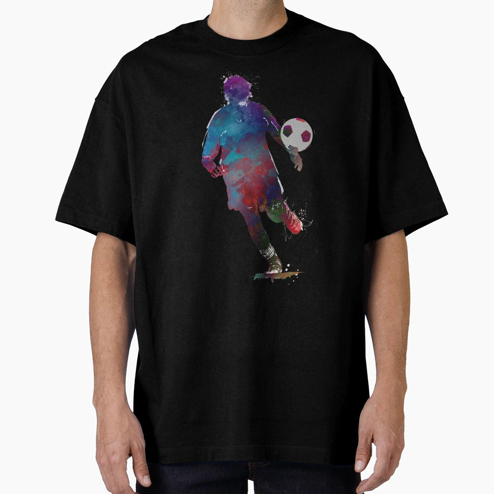 Football Player Sport Art Football T-Shirt - Novelty Apparel Men Women - T-Shirt, Sweatshirt, Hoodie
