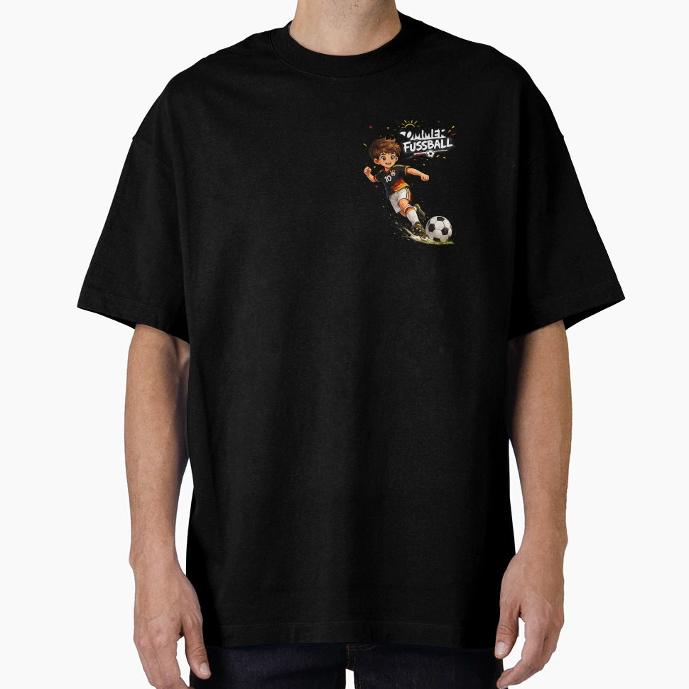 Little Football Hero Summer Mode T-Shirt - Novelty Apparel Unisex - T-Shirt, Sweatshirt, Hoodie
