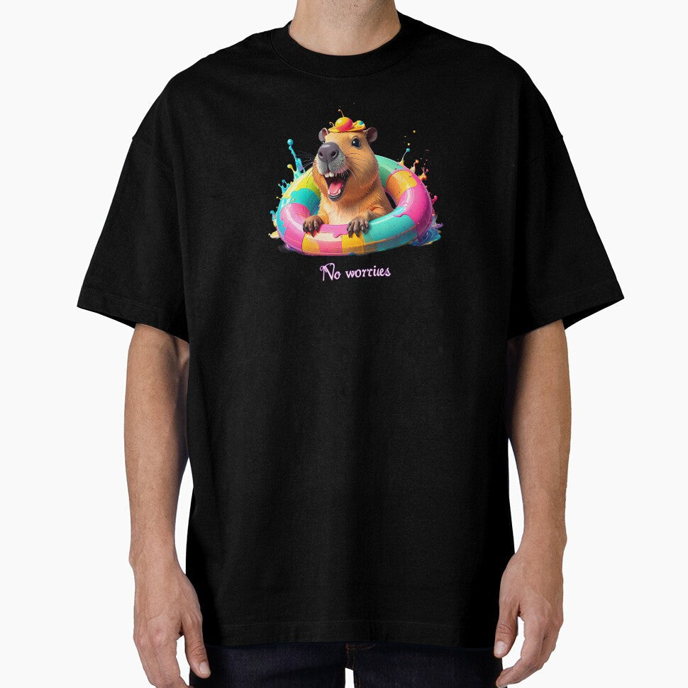 Self Care Cute Capybara Bath Towel Figure by - Adult & Kids T-Shirts, Sweatshirts & Hoodies apparel design preview 1