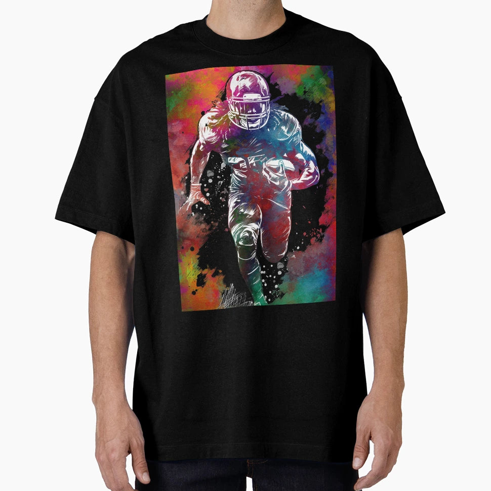 American Football Player Football Sport T-Shirt - Fun Novelty Design Unisex - T-Shirt, Sweatshirt, Hoodie