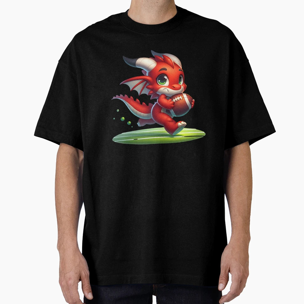 Fantay Football Dragon T-Shirt - Custom Art Print Men Women - T-Shirt, Sweatshirt, Hoodie