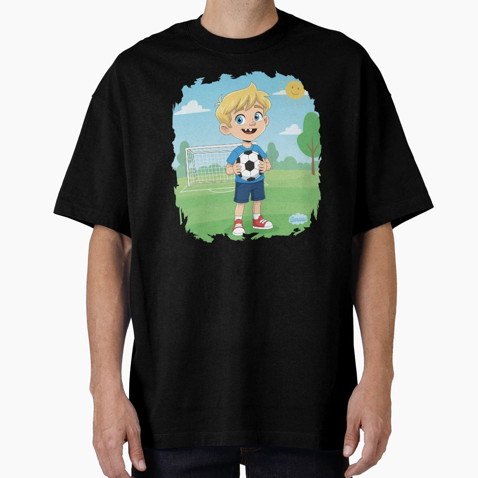 Soccer Star Football Sports Art Bouno T-Shirt - Graphic Print for Adults - T-Shirt, Sweatshirt, Hoodie