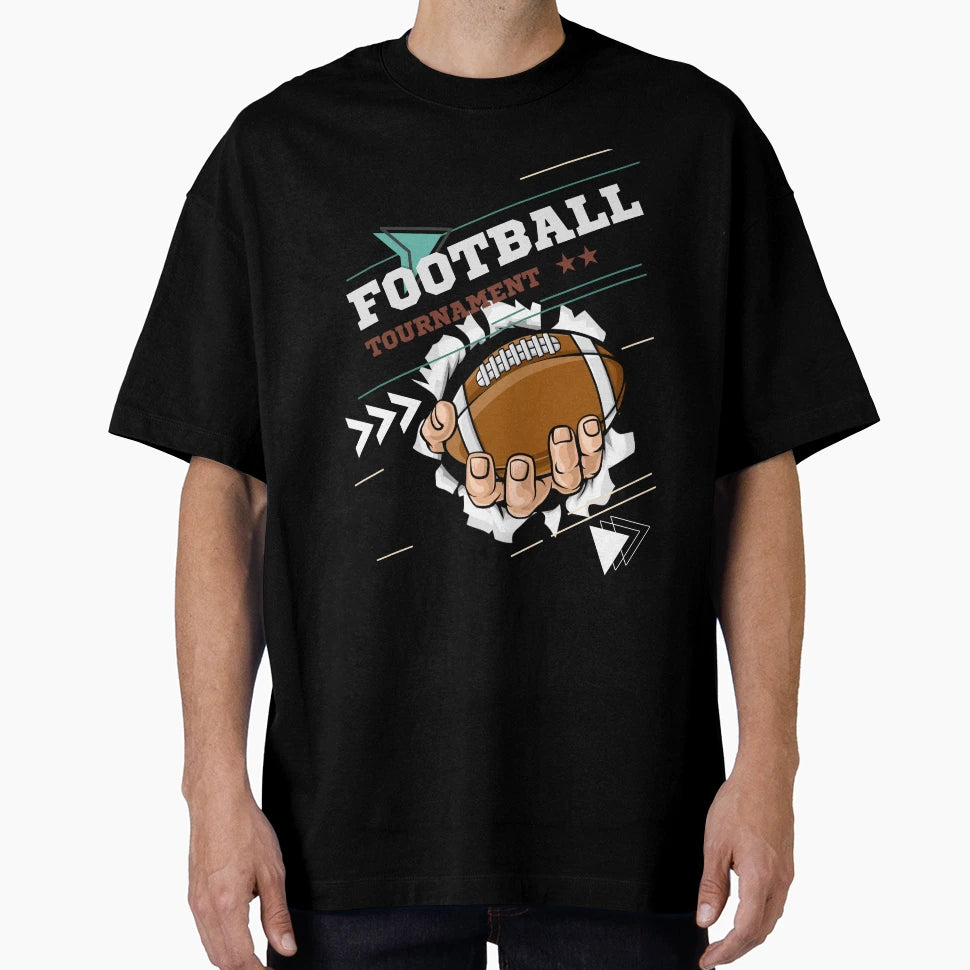 American Football Sports Ball T-Shirt - Aesthetic Graphic for Adults - T-Shirt, Sweatshirt, Hoodie