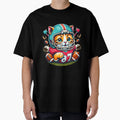 Furry Cat American Football Player T-Shirt - Streetwear Style Unisex - T-Shirt, Sweatshirt, Hoodie
