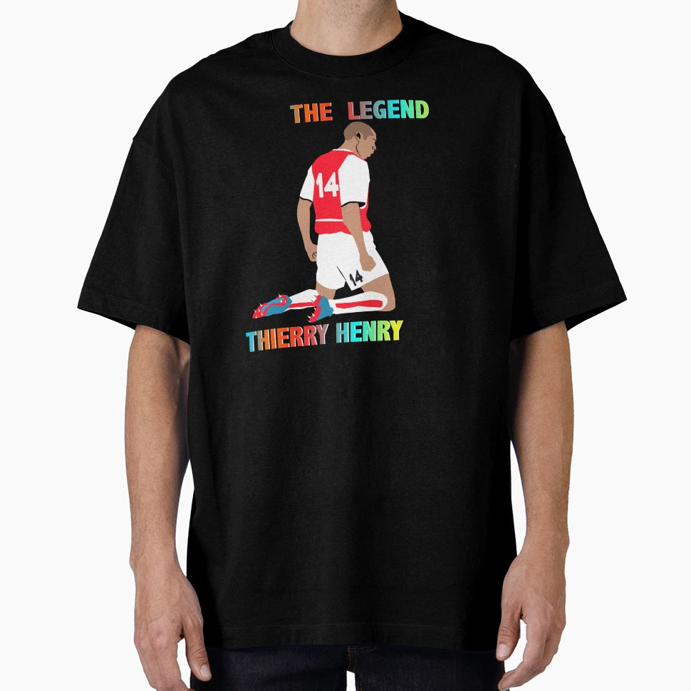 Legend Thierry Henry Illustration T-Shirt - Graphic Print Men Women - T-Shirt, Sweatshirt, Hoodie