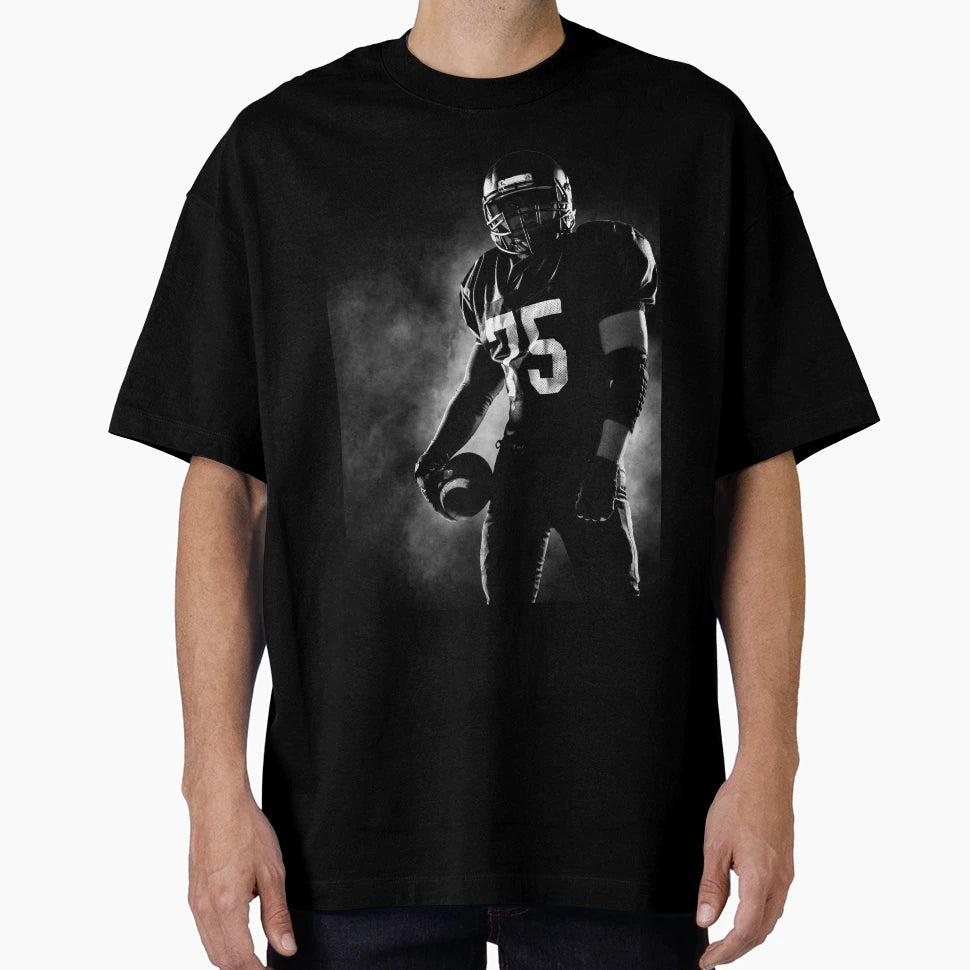 American Football Sportsman T-Shirt - Minimalist Print Unisex - T-Shirt, Sweatshirt, Hoodie