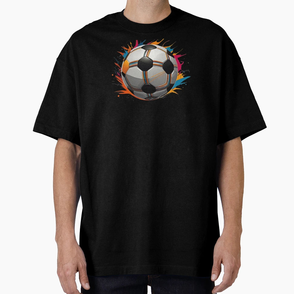 Soccer Ball T-Shirt - Minimalist Print Men Women - T-Shirt, Sweatshirt, Hoodie