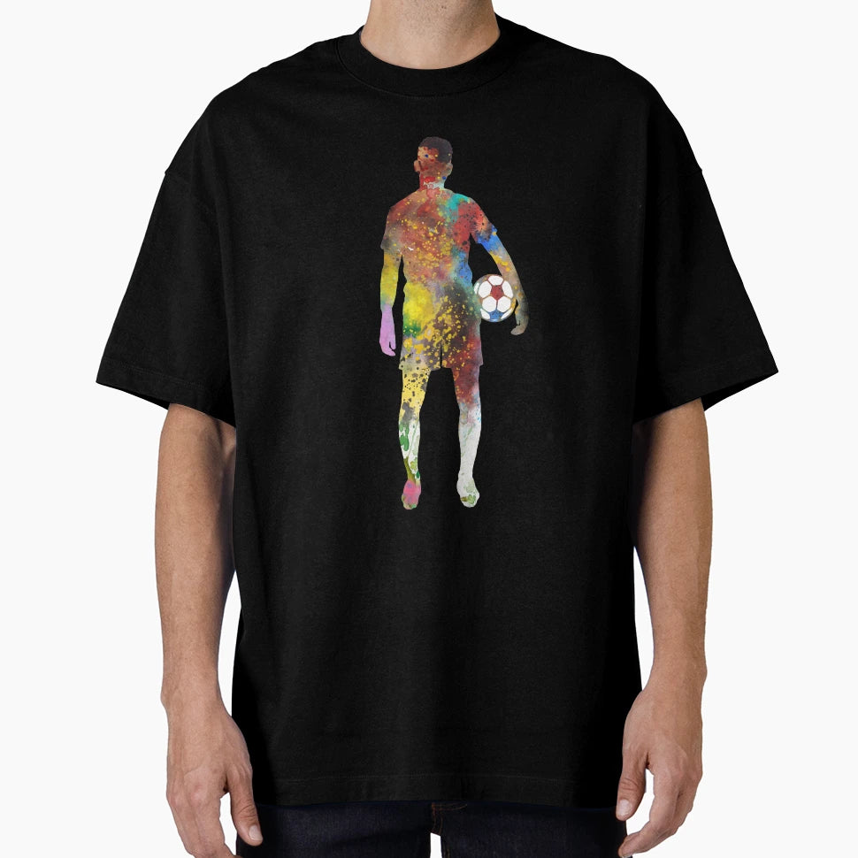 Football Player T-Shirt - Aesthetic Graphic Unisex - T-Shirt, Sweatshirt, Hoodie