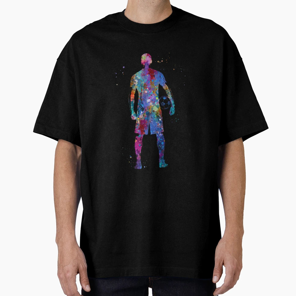 Soccer Player Ball T-Shirt - Trendy Graphic Men Women - T-Shirt, Sweatshirt, Hoodie