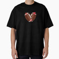 This Is My Valentine And Football T-Shirt - Novelty Apparel Unisex - T-Shirt, Sweatshirt, Hoodie