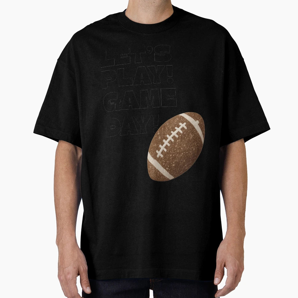 Game Day Hype Bold Football Energy T-Shirt - Aesthetic Graphic for Adults - T-Shirt, Sweatshirt, Hoodie