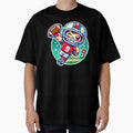 Adorable Football Player Scores T-Shirt - Casual Everyday Wear for Adults - T-Shirt, Sweatshirt, Hoodie