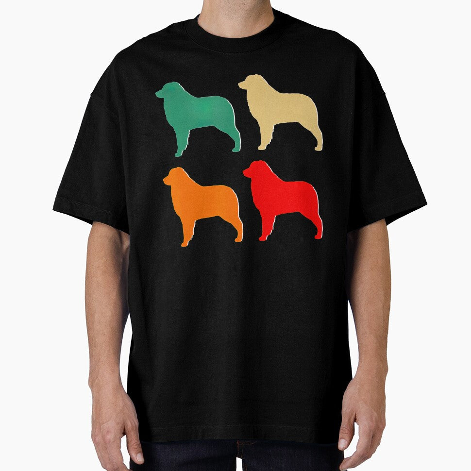 Australian Shepherd Gift For Dog Lover Retro Vintage - Adult & Kids T-Shirts, Sweatshirts & Hoodies apparel design preview 1