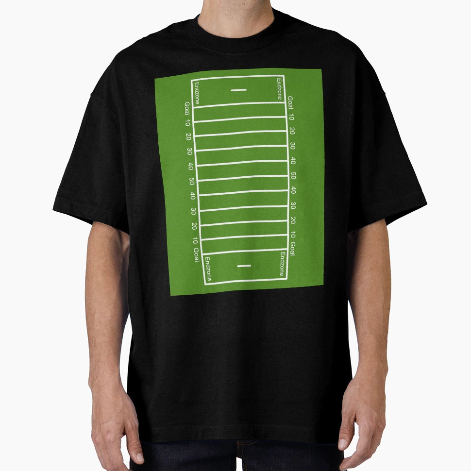 Football Field T-Shirt - Fun Novelty Design Men Women - T-Shirt, Sweatshirt, Hoodie