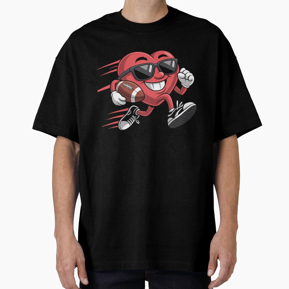 Funny Valentines Day Heart Playing T-Shirt - Streetwear Style for Adults - T-Shirt, Sweatshirt, Hoodie