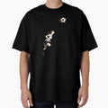 Womens Football Goal Anime Soccer Header T-Shirt - Minimalist Print Unisex - T-Shirt, Sweatshirt, Hoodie
