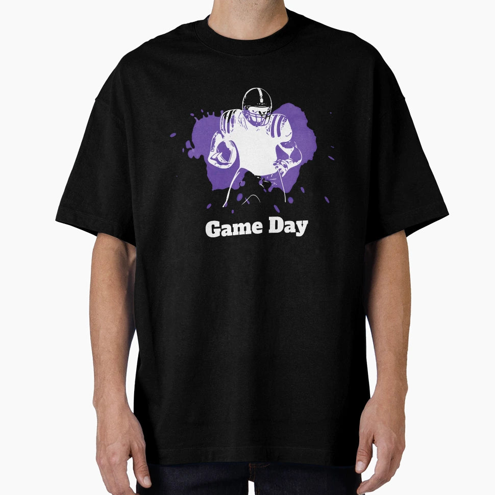 Game Day Time Football T-Shirt - Casual Everyday Wear for Adults - T-Shirt, Sweatshirt, Hoodie