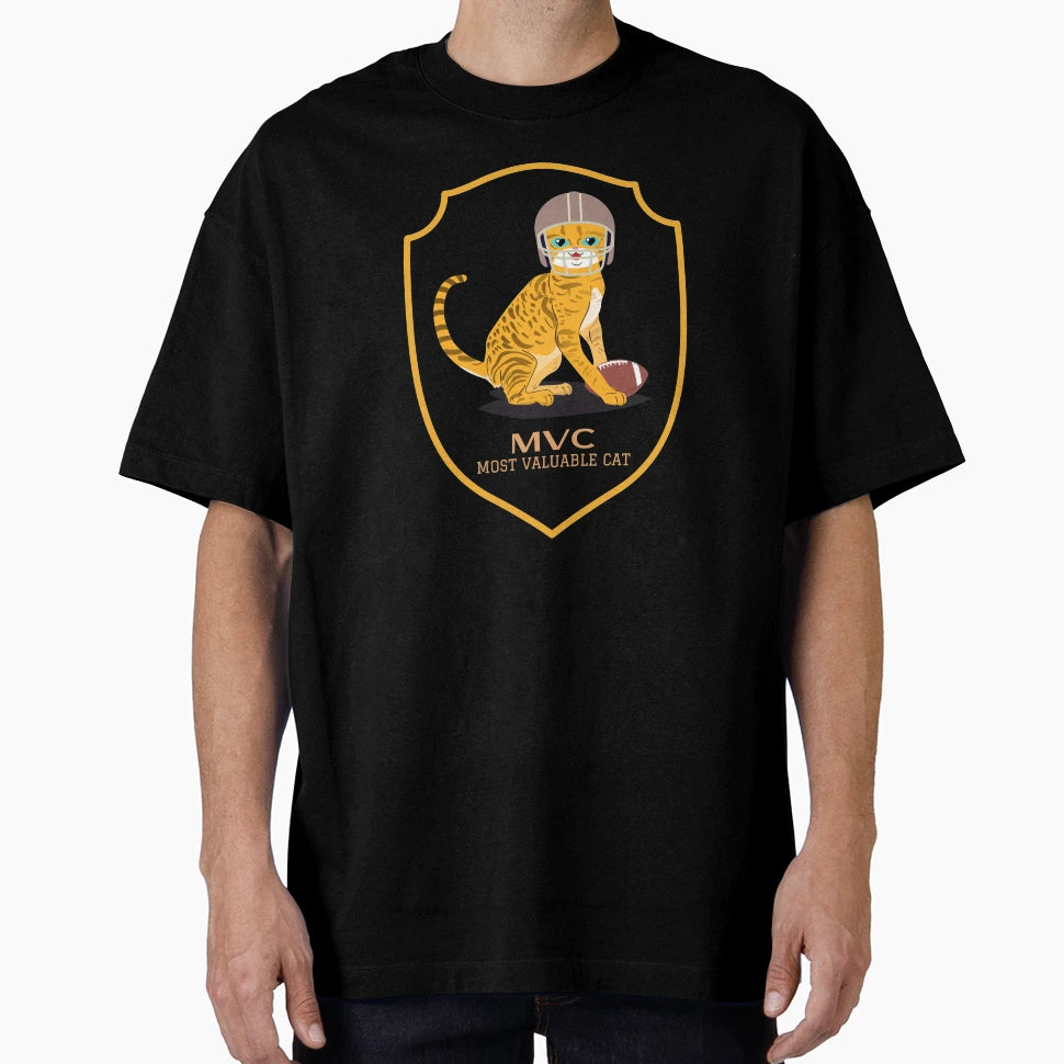 Football Cat Mvc T-Shirt - Graphic Print Men Women - T-Shirt, Sweatshirt, Hoodie