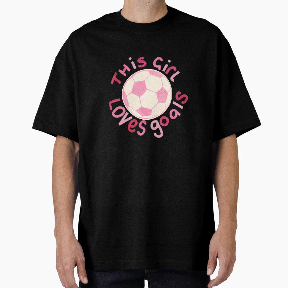 This Loves Goals Football T-Shirt - Custom Art Print Men Women - T-Shirt, Sweatshirt, Hoodie