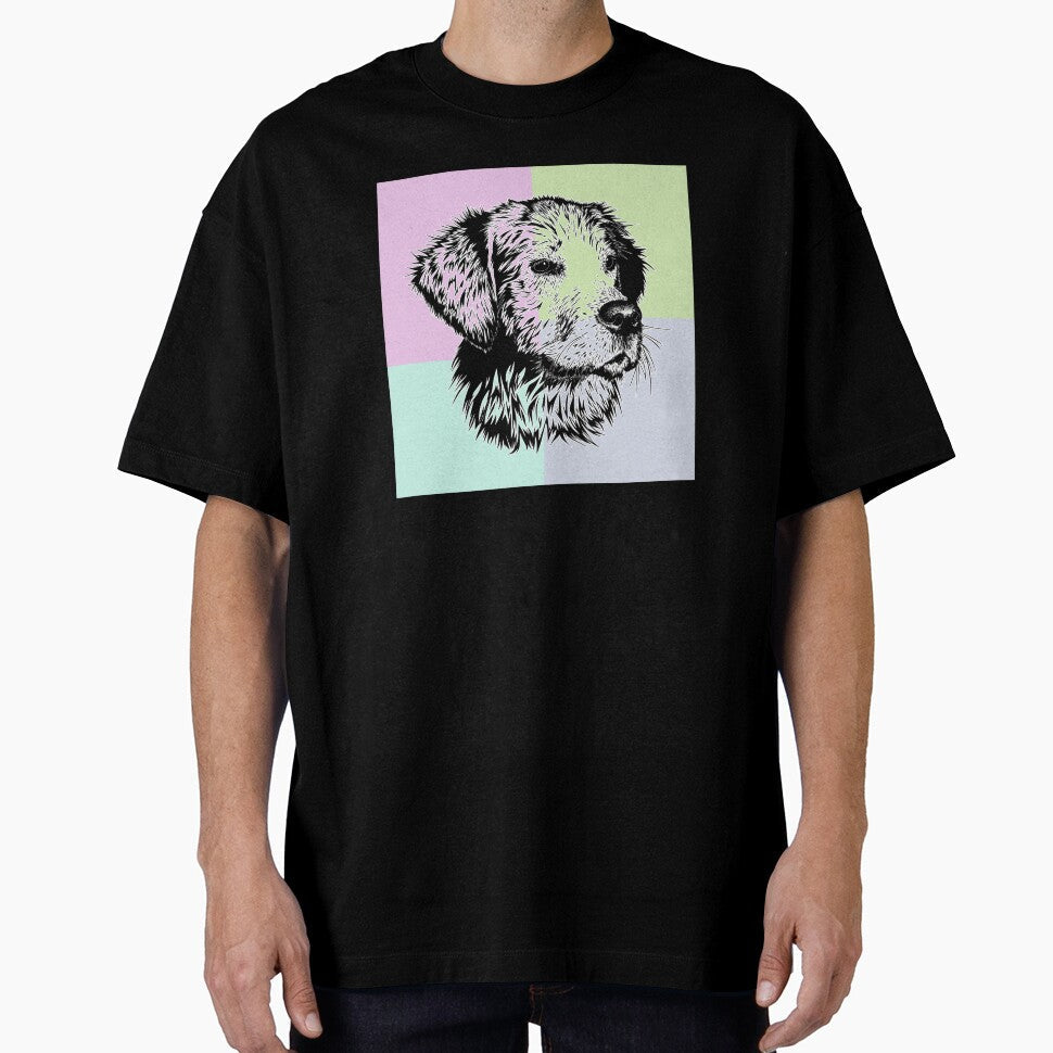 Golden Retriever Puppy by PodiShawna - Adult & Kids T-Shirts, Sweatshirts & Hoodies apparel design preview 1