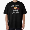 My Heart Is That Field Football T-Shirt - Casual Everyday Wear for Adults - T-Shirt, Sweatshirt, Hoodie