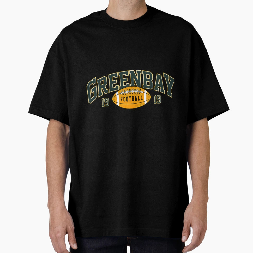 Green Bay Football Varsity T-Shirt - Trendy Graphic for Adults - T-Shirt, Sweatshirt, Hoodie