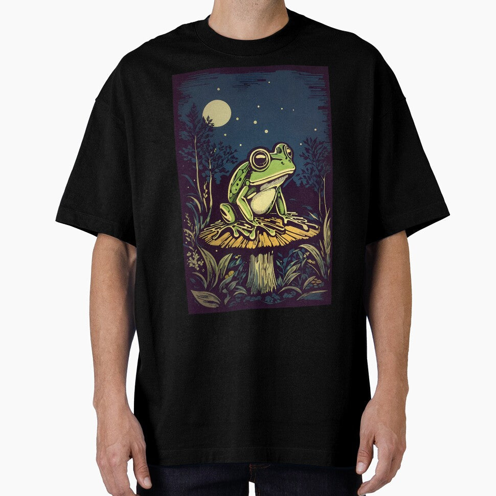 Mushroom frog by ZenStickConcept - Adult & Kids T-Shirts, Sweatshirts & Hoodies apparel design preview 1