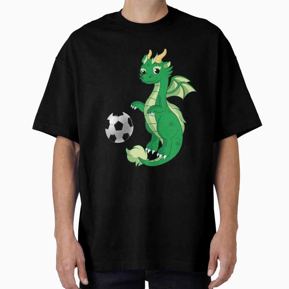 Dragon Playing Soccer Funny Good T-Shirt - Streetwear Style Men Women - T-Shirt, Sweatshirt, Hoodie