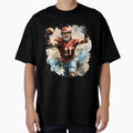 Football Player 3 T-Shirt - Graphic Print Unisex - T-Shirt, Sweatshirt, Hoodie