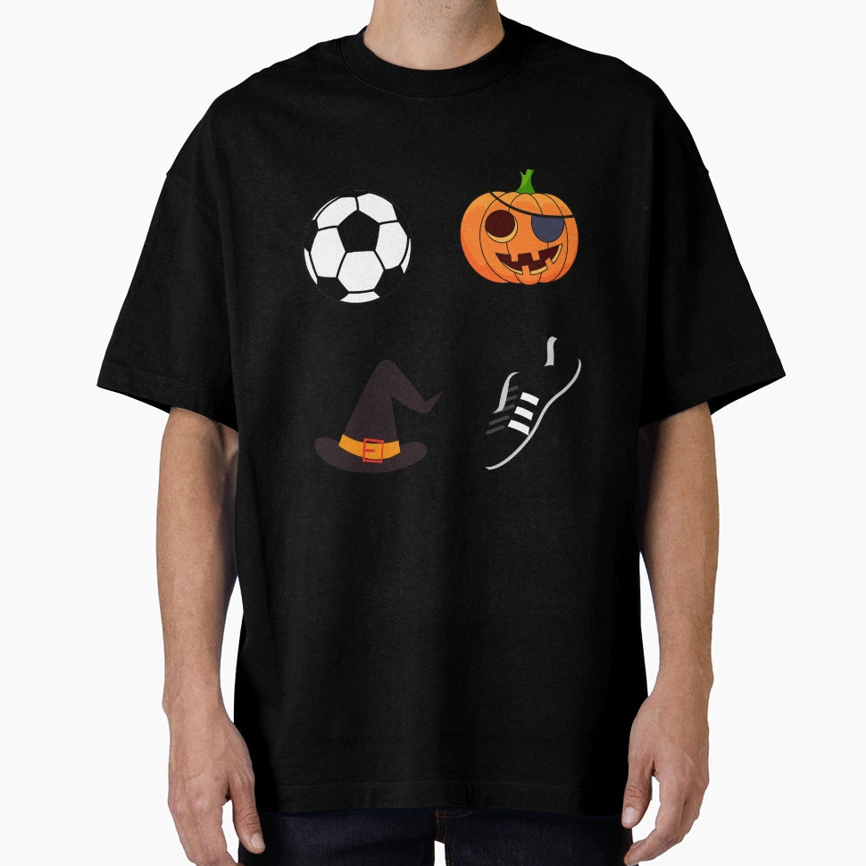Halloween Soccer Spooky Soccer Ball T-Shirt - Novelty Apparel Unisex - T-Shirt, Sweatshirt, Hoodie